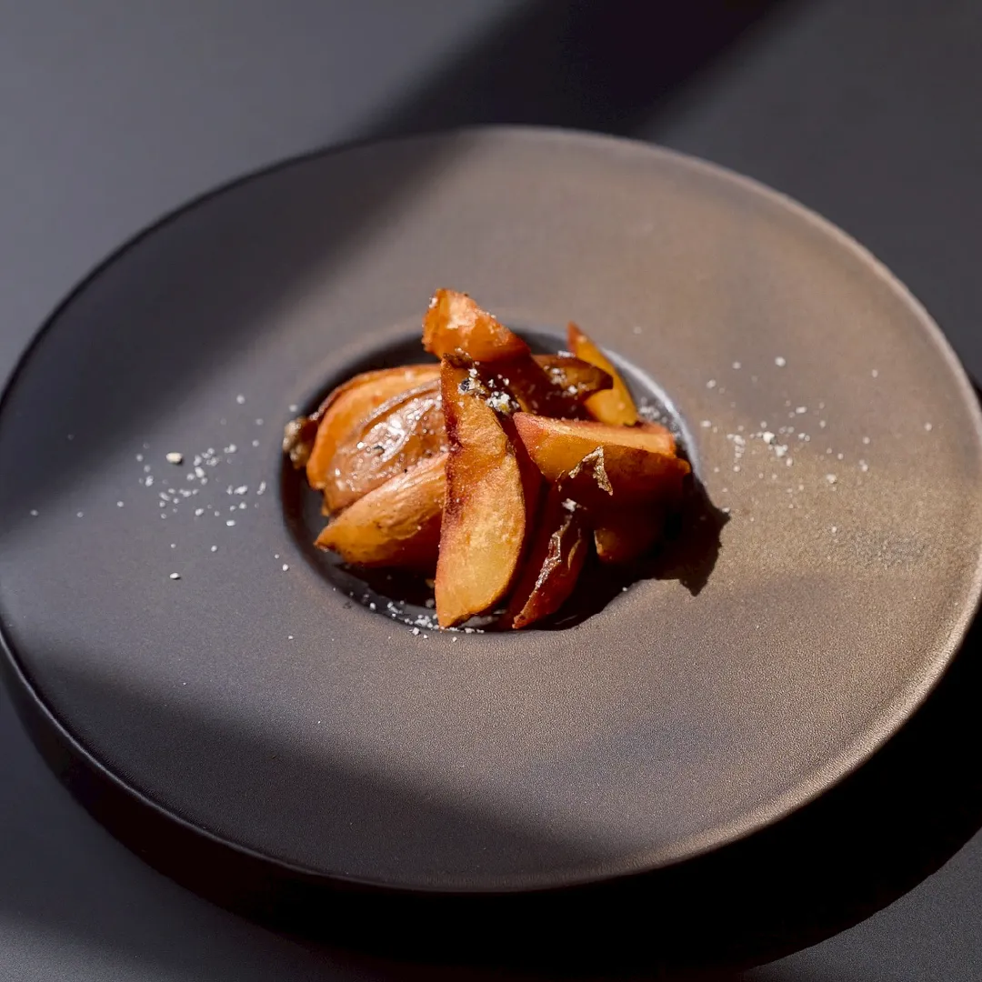 French fries - black truffle salt -